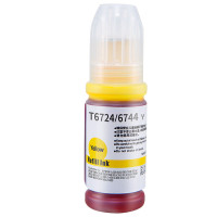 绘威臻享版 T6724墨水 黄色 适用爱普生/Epson L101 L130 L1300 L301 L310 L353