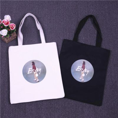 派尼美特帆布包女单肩韩版文艺小清新学生手提拎书袋折叠便携环保购物布袋