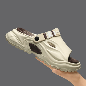 2025年新款露趾EVA休闲舒适透气时尚平跟简约百搭日常男款拖鞋