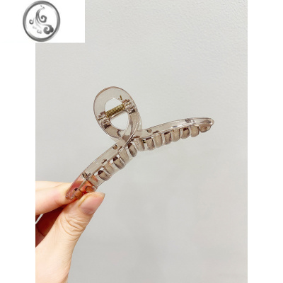 JiMi气质简约抓夹中小号刘海夹子韩国ins后脑勺发卡发抓鲨鱼夹法式