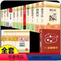 13册]初中中考必读12本名著+语文基础知识 [正版]全套12册 初中必读名著十二本朝花夕拾鲁迅原著西游记海底两万里和骆