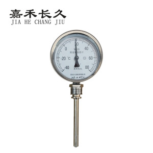 嘉禾长久 双金属温度表 WSS411 -40+80度 块