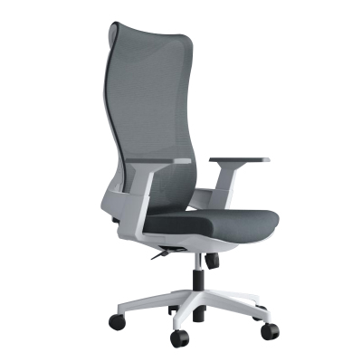 臻远 ZY-BGY-39 办公椅转椅人体工学椅电脑椅会议椅老板椅学习椅 (白色)