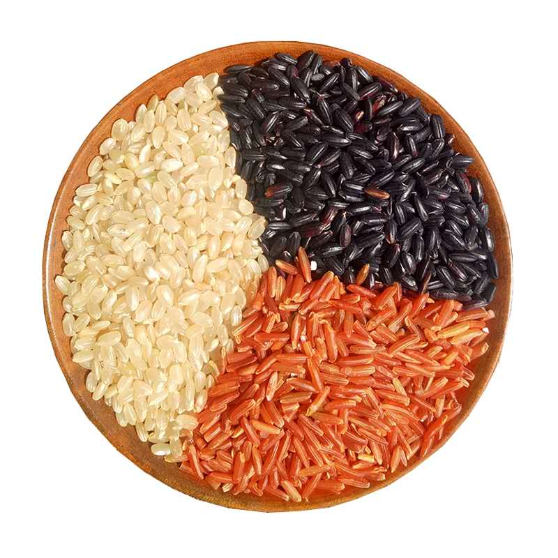 [中华特色]秭归馆 一苇农佳 农家自种三色米(黑米480g 红米 450g 糙米