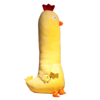 美帮汇创意搞怪小鸡男朋友抱枕少女心公主床上靠枕床头靠垫宿舍卧室