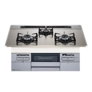 日本NORITZ能率fami系列三眼头嵌入式烤箱灶N3WT6RWASKSIC-13A天然气60cm燃气灶