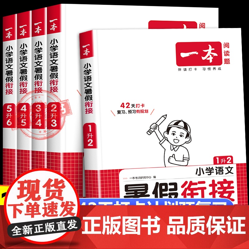 2025新版一本暑假衔接语文人教版 小学一升二升三升四升五升六年级上下册暑假作业预复习同步练习作业本培优衔接训练一本通天