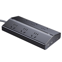 淘行者 TXZ-XP40S 6插位+2USB口3米接线板(计价单位:个)黑色