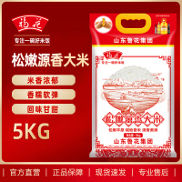 福花松嫩源香大米5kg 东北大米10斤 鲁花出品 鲁花大米 长粒香米 五常米 粳米 软糯香甜 当季新米