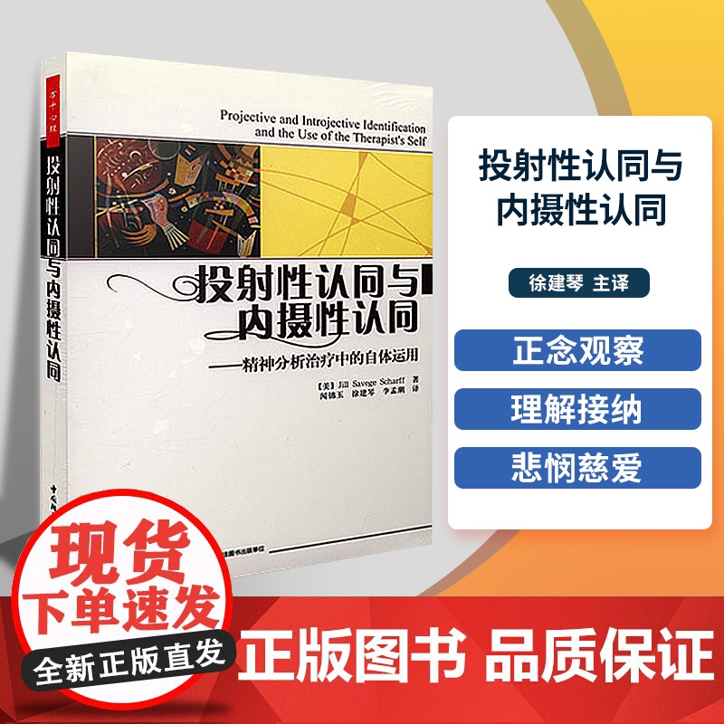 万千心理-投射性认同与内摄性认同:精神分析治疗中的自体运用 万千心理 沙夫著 闻锦玉 投射性认同与内摄性认同 正版书籍