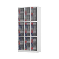 臻远 ZY5080129 A4文件收纳柜 三列108抽无门 802*340*1690mm 单位:台