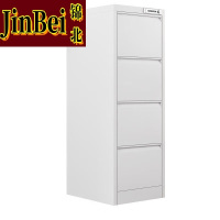 锦北挂劳柜四斗卡箱铁皮柜FC办公柜A4文件柜立式抽屉柜子-电子密码锁