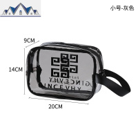 透明防水化妆包网红大容量旅行便携健随身洗漱包男女化妆品收纳袋 三维工匠收纳包