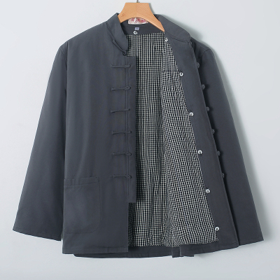 NEWLAKE加厚保暖棉衣男式可拆卸手工棉花棉袄中老年冬装唐装棉服外套棉衣