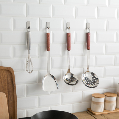 家柏饰(CORATED)厨房挂钩强力无痕贴胶墙壁承重免打孔浴室卫生间不锈钢粘钩壁挂