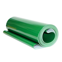 中锦科技 夹布塑胶垫 绿色光面+麻纹面 3mm*1m*5m 件