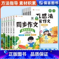 五感法同步作文看图写话一年级 小学通用 [正版]五感法写作文写作技巧与方法小学生同步作文一二三年级四五年级六年级上册下册