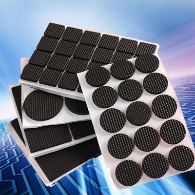 家柏饰(CORATED)橡胶桌椅脚垫加厚凳子脚垫减震防滑桌子保护套椅子家具保护垫 圆形3.8cm(10片装)