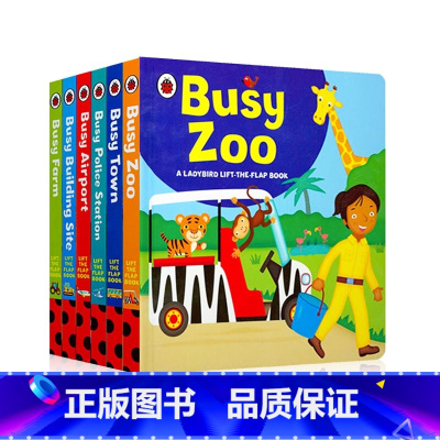 [正版]小瓢虫 Busy系列6册 英文原版 A Ladybird Lift-the-flap Book 英文原版进口