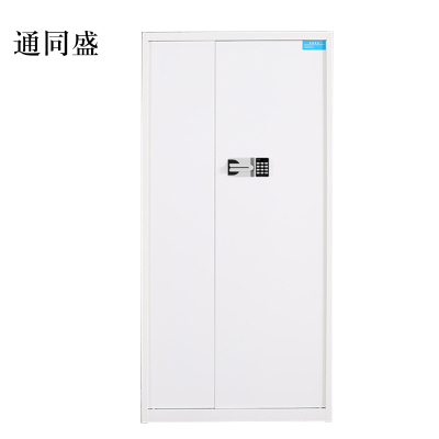 通同盛钢制密码文件柜保险柜铁皮资料柜通门白色国宝锁420*900*1850