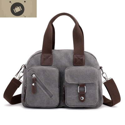 小包包女2020夏新款百搭帆布包女包大容量时尚女士手提单肩斜挎包艾狄伊娃手提包