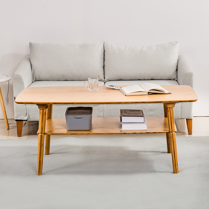 汐岩小户型客厅实木小桌子茶几北欧简约小茶桌创意茶几日式小茶几