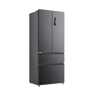 美菱BCD-511WP9CZX 星空灰 法式四门双开家用大容量超薄零嵌双系统全净一级节能低噪风冷无霜底部散热
