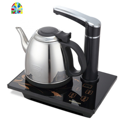 全自动上水电热水壶家用烧水壶单壶智能抽水泡茶具自吸电磁炉套装 FENGHOU 全自动304玫瑰金