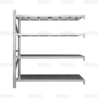 洛泰远 不锈钢货架304材质四层仓储货架 200*50*200cm/300kg副架