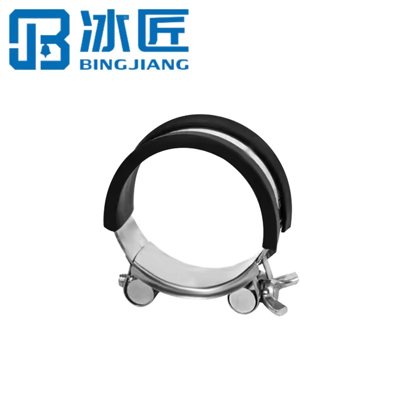 冰匠 304不锈钢胶条拧款手柄喉箍 单位:只