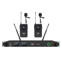 惠度(HuiDu)无线一拖二话筒领夹会议麦克风 BS-G20L(销售单位:套)