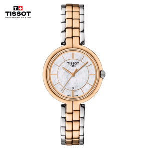 天梭(TISSOT)瑞士手表 弗拉明戈系列腕表 石英女表送女友 T094.210.22.111.00 T094.210.22.111.00