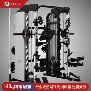FEEBO菲柏综合训练器龙门架多功能一体机深蹲卧推杠铃架史密斯FZ3132