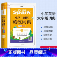 小学生英汉词典 小学通用 [正版]英语小学生图解英汉词典多功能大字版全国通用spark 音标音频课英文单词英汉词汇辞典小