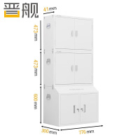 晋舰手机屏蔽柜考场会议室保密机关存放柜屏蔽柜 双节48格+中底柜