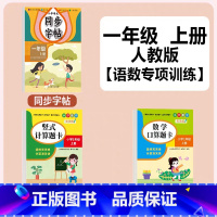 [一年级上册]语文字帖+口算+应用题 小学通用 [正版]2024一年级二年级上册下册同步练字帖三年级四年级五六年级语文同