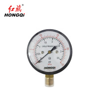 红旗 膜盒压力表 YE60 0-25Kpa 块