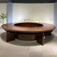 洛泰远 油漆会议桌圆桌3米