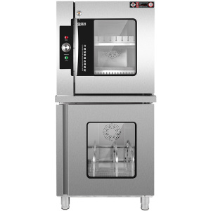 圣托(Shentop)紫外线刀具消毒柜带锁 毛巾菜刀菜墩组合柜商用 刀具砧板一体消毒柜ZTP350-Q7