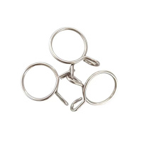 众慧创安 不锈钢单钢箍 螺丝防松卡 软管夹手捏卡箍 弹簧管夹M30 个