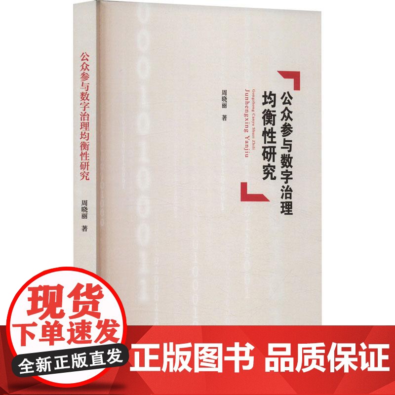 公众参与数字治理均衡性研究