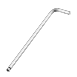 迅众 加长内六角球头扳手 镀镍L型内6方棱L形六方扳手10mm 特长球10mm2个装