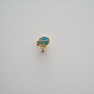 jda韩国进口耳环红钻爱心花朵猫头鹰耳骨钉旋转圆球堵拧的送女朋友老婆情人节七夕生日礼物