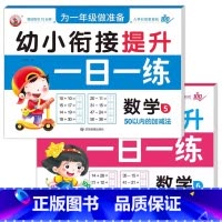 [2册]数学5+数学6 [正版]幼小衔接提升一日一练全套10册学前班升一年级幼儿园大班入学准备大练习拼音数学识字书幼儿认