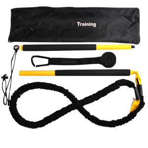 扬子(YANGZI)TRX RIP训练棒 trainer多功能弹力健身棒 trx悬挂式训练带抗阻力 黑色