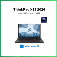 ThinkPad X13 29CD 2026 13.3英寸AI商旅本笔记本电脑 英特尔酷睿Ultra 7 356H 32GB 1TB 英特尔Arc显卡 LTE版