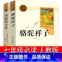 海底两万里+骆驼祥子人民教育出版社 [正版]人民教育出版社 骆驼祥子海底两万里初中版原著七年级必读老舍凡尔纳文学初中生下