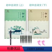 初中古诗文凹槽字帖 [正版]初中必背古诗文字帖练字凹槽楷书正楷衡水体高中唐诗宋词文言文反复使用练字帖人教版同步初中生高中