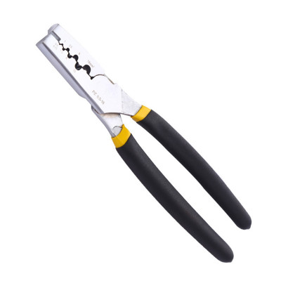 欧克(Ouke)工业级压线钳 鳄鱼嘴小型压线钳 套管型形端子用钳(8英寸200mm OK-3999)