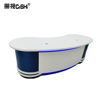 册视办工桌演播桌异型播音台主持演讲录音台cs-1115个